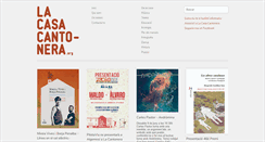 Desktop Screenshot of lacasacantonera.org