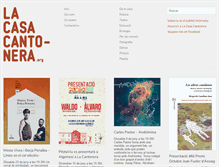 Tablet Screenshot of lacasacantonera.org